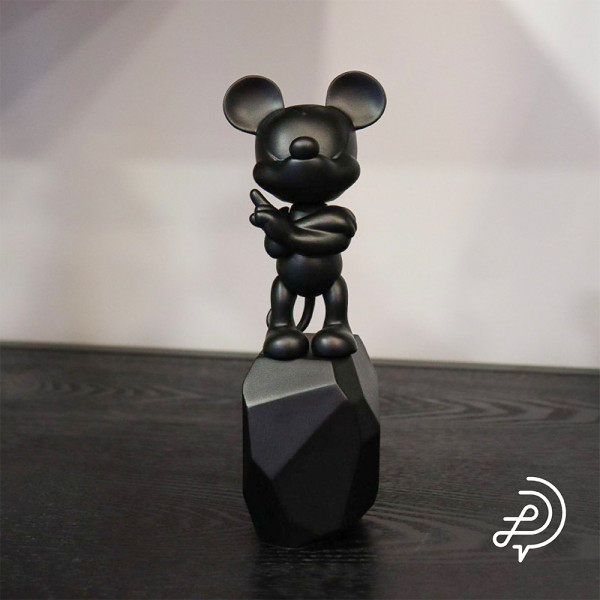 Mickey Rock par Arik Levy - 18 cm - black Mickey Rock par Arik Levy - 18 cm - black