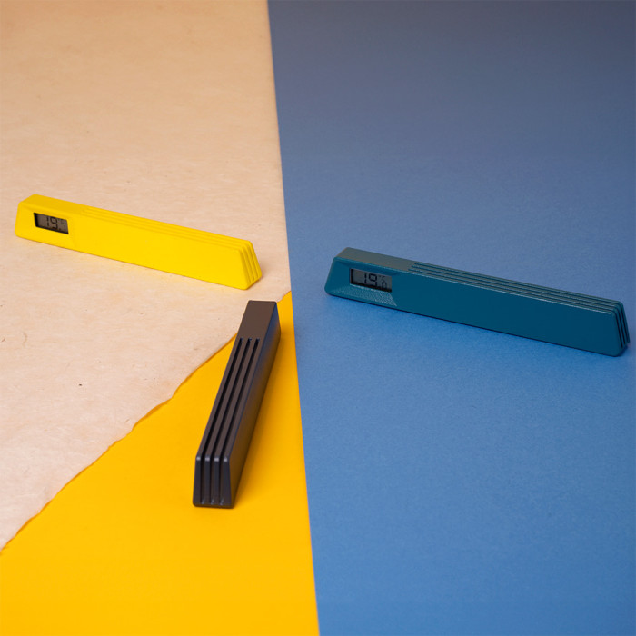 Le19 - thermomètre porte-photo made in France - bleu Le19 - thermomètre porte-photo made in France - bleu