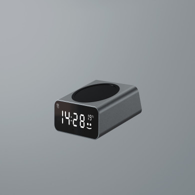 Reddi chargeur horloge sans fil - gris foncé