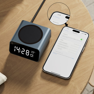 Reddi chargeur horloge sans fil - gris foncé
