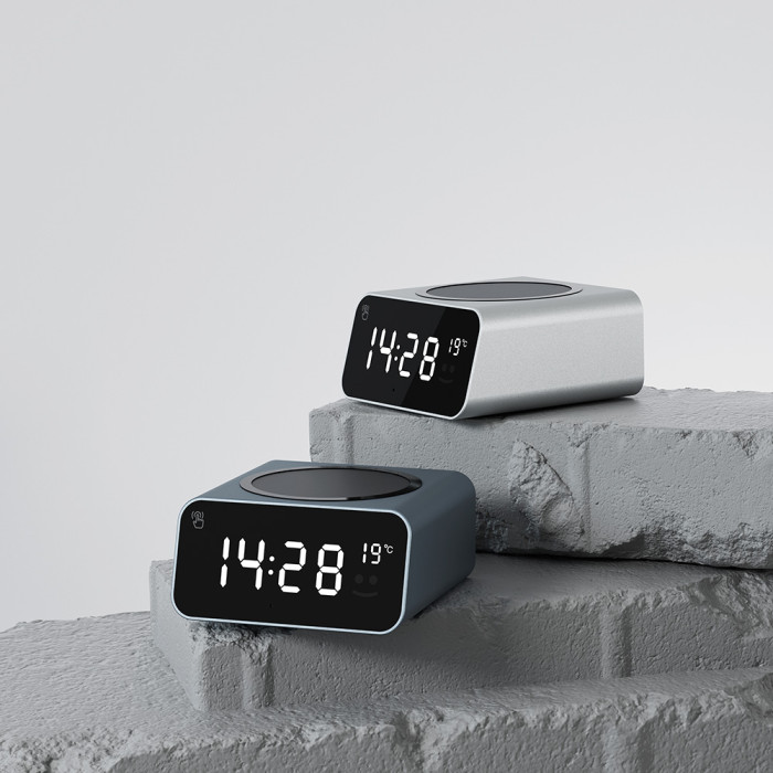Reddit wireless clock charger - dark gray Reddit wireless clock charger - dark gray