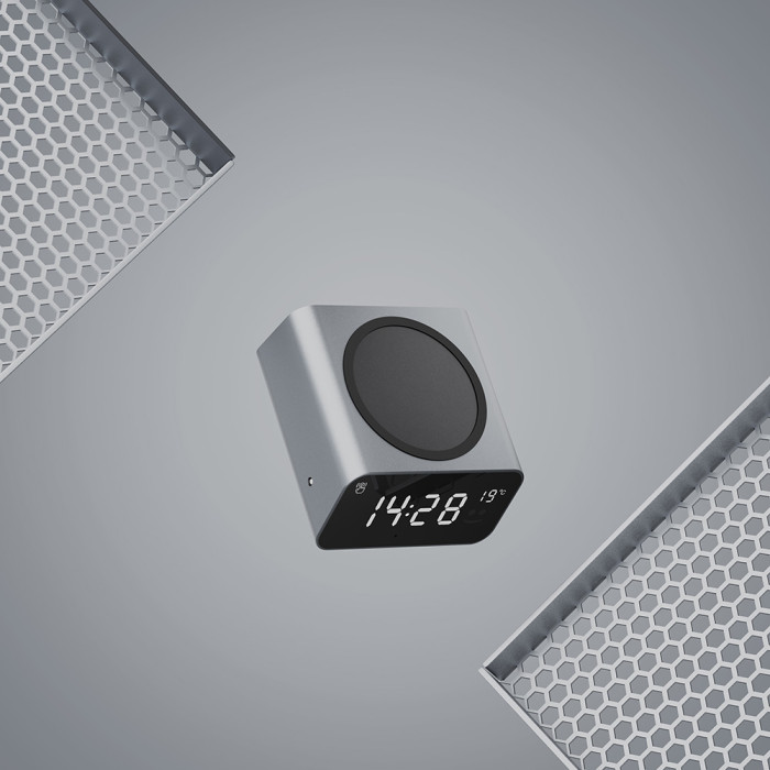 Reddit wireless clock charger - dark gray Reddit wireless clock charger - dark gray