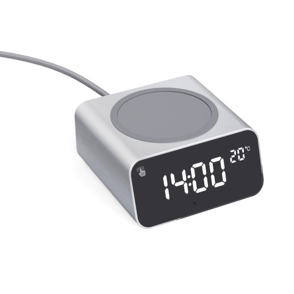 Reddi chargeur horloge sans fil - gris clair Reddi chargeur horloge sans fil - gris clair