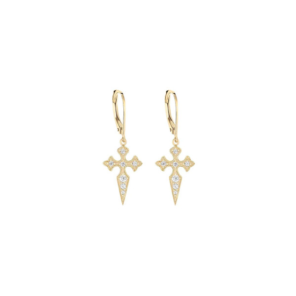 Boucles d'oreilles Blood Diamonds or et diamants Boucles d'oreilles Blood Diamonds or et diamants