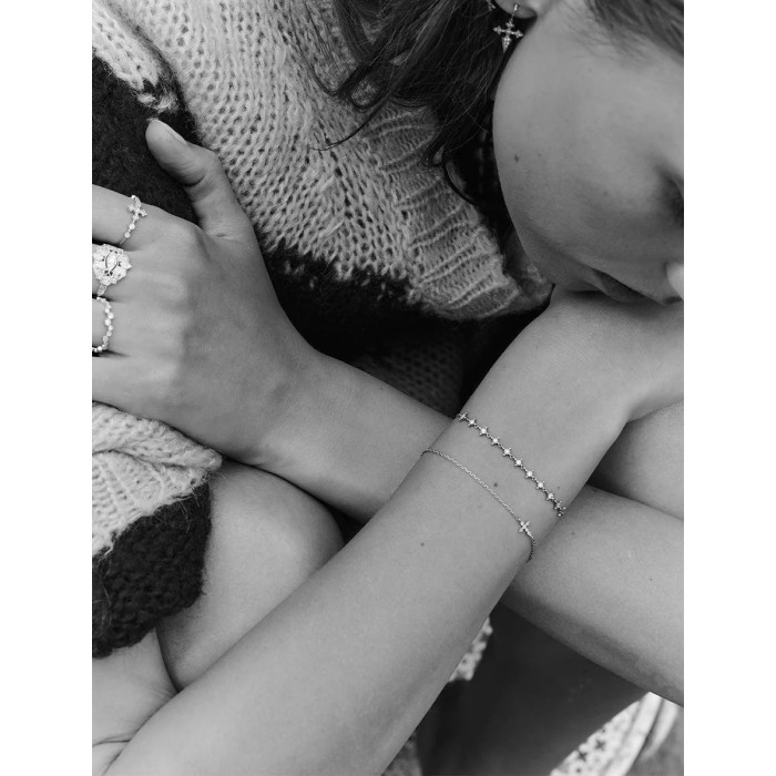 Bracelet Céleste or et diamants