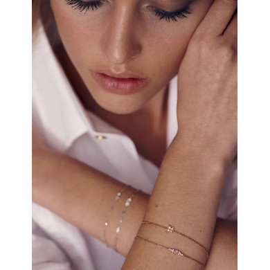 Bracelet Himalaya or et diamants Bracelet Himalaya or et diamants