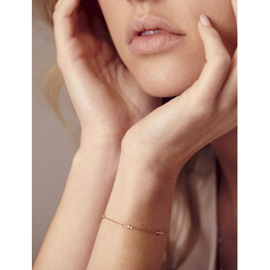 Bracelet Metropolis or et diamants