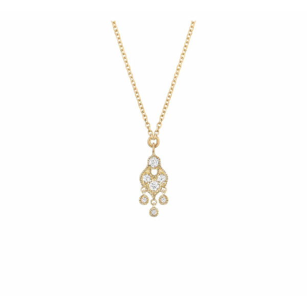 Collier Sultane or et diamants Collier Sultane or et diamants