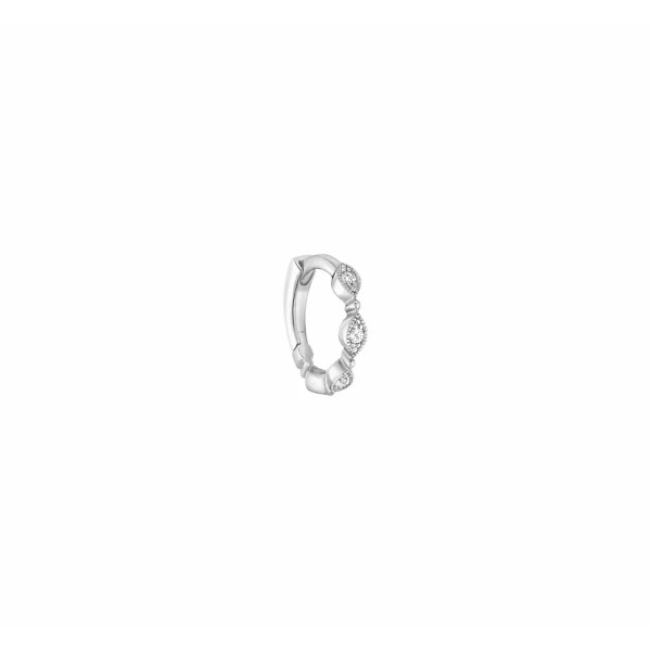 Piercing mini créole or et diamants Yasmine Piercing mini créole or et diamants Yasmine