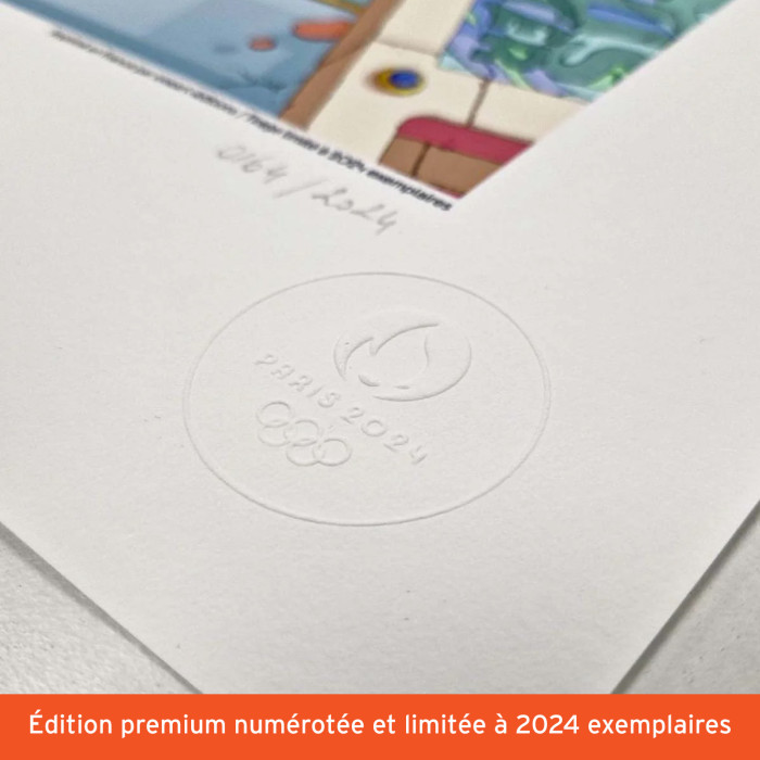 Affiche officielle des Jeux Paralympiques de Paris 2024 Édition