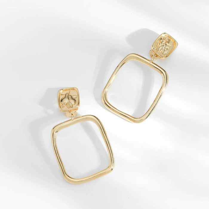 Grandes boucles d'oreilles clips Georgia