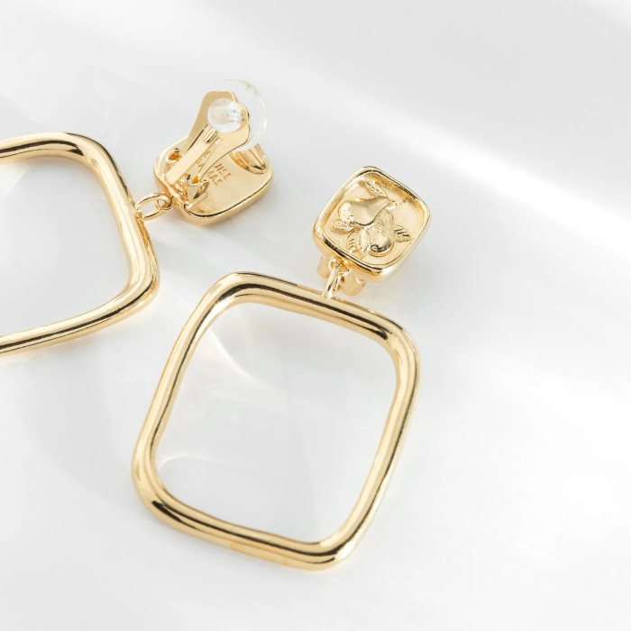 Grandes boucles d'oreilles clips Georgia