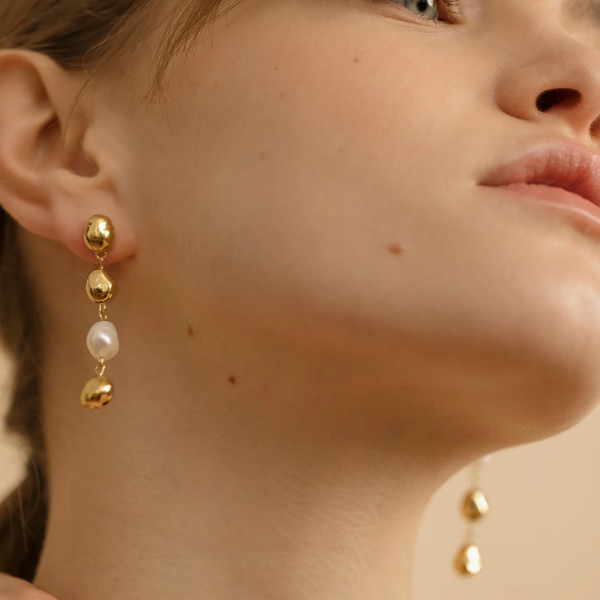 Boucles d'oreilles longues Lise Boucles d'oreilles longues Lise