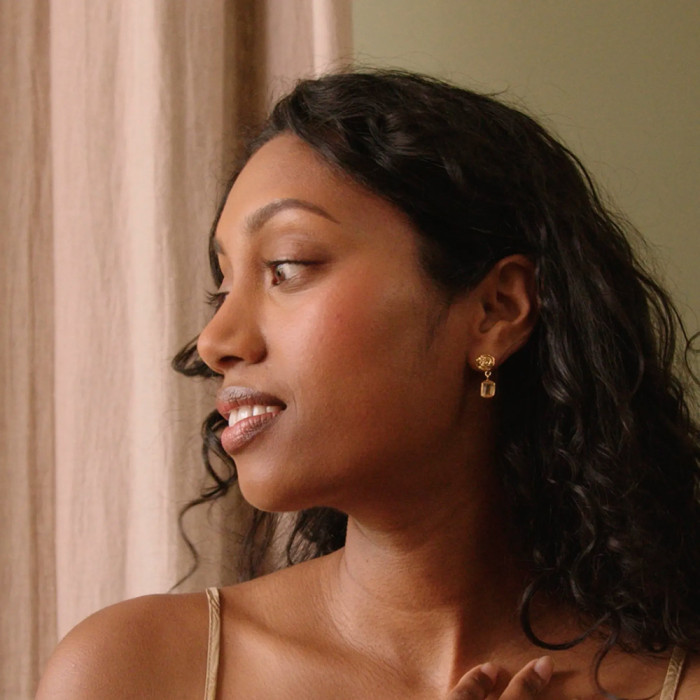 Boucles d'oreilles citrine Lison Boucles d'oreilles citrine Lison