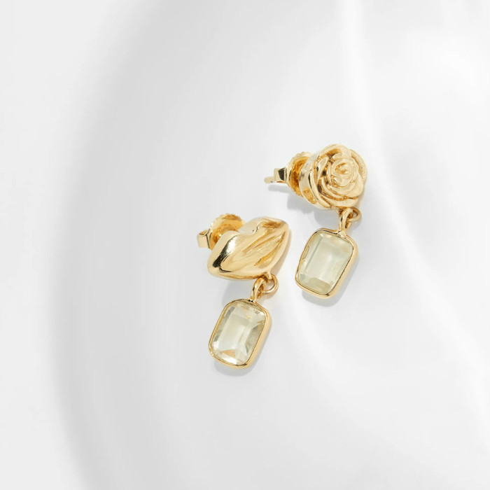 Boucles d'oreilles citrine Lison Boucles d'oreilles citrine Lison