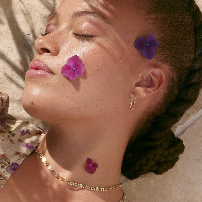 Boucles d'oreilles Créoles Iris