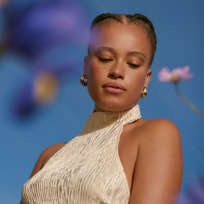 Boucles d'oreilles grandes créoles Iris