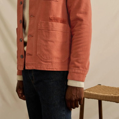 Brick jacket cotton & recycled cotton - GAVRE model
