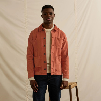 Brick jacket cotton & recycled cotton - GAVRE model