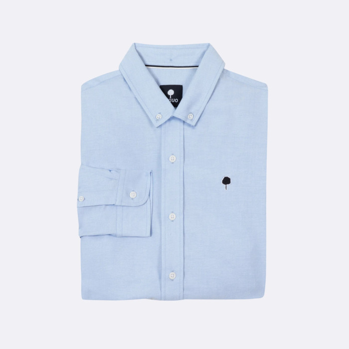 Sky blue shirt cotton - IVOY model Sky blue shirt cotton - IVOY model