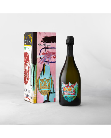 Dom Pérignon Vintage Jean-Michel Basquiat Édition Spéciale 2015 - design bleu - une bouteille (75 cl)