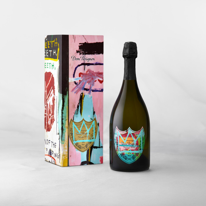 Dom Pérignon Vintage Jean-Michel Basquiat Édition Spéciale 2015 - design bleu - une bouteille (75 cl) Dom Pérignon Vintage Jean-Michel Basquiat Édition Spéciale 2015 - design bleu - une bouteille (75 cl)