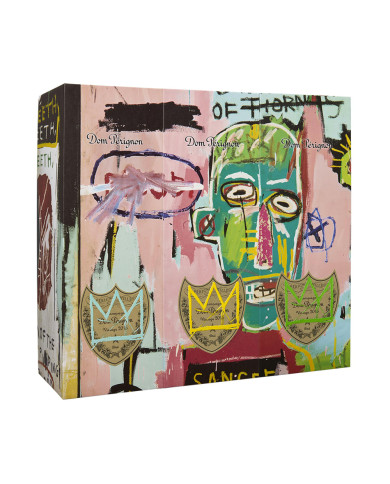 Dom Pérignon Vintage Jean-Michel Basquiat Édition Spéciale 2015 - design jaune - une bouteille (75 cl)