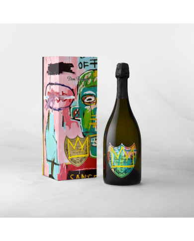 Dom Pérignon Vintage Jean-Michel Basquiat Édition Spéciale 2015 - design jaune - une bouteille (75 cl)