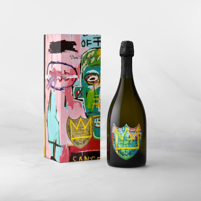 Dom Pérignon Vintage Jean-Michel Basquiat Édition Spéciale 2015 - design jaune - une bouteille (75 cl)
