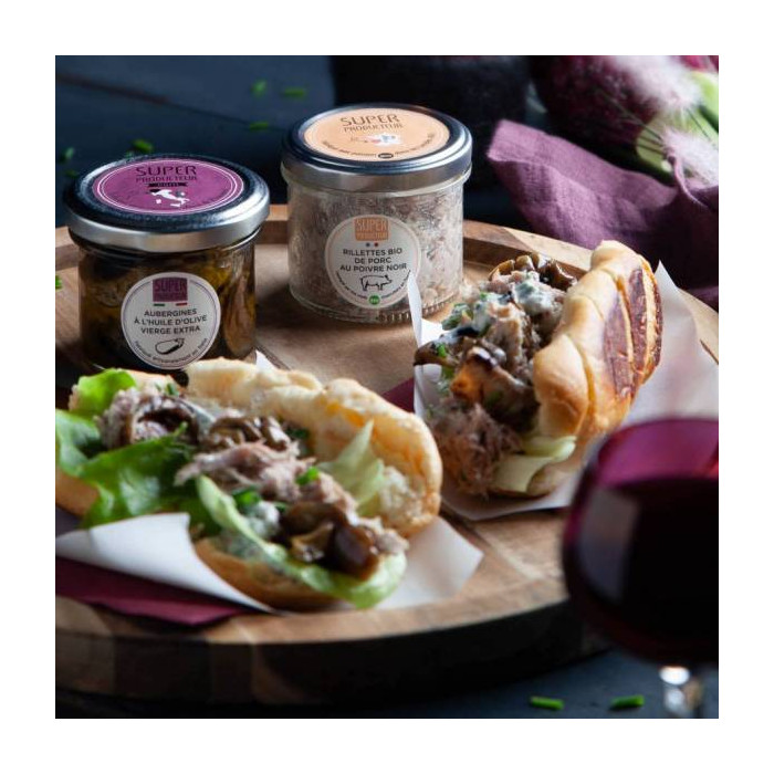 Organic Pork Rillettes with Black Pepper - 85g