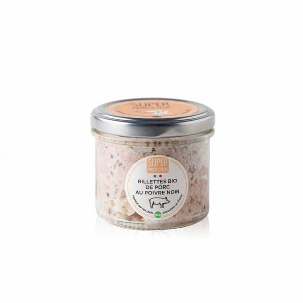 Organic Pork Rillettes with Black Pepper - 85g Organic Pork Rillettes with Black Pepper - 85g