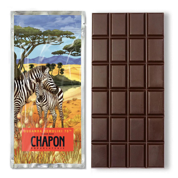 Black chocolate tablet Uganda 75% Black chocolate tablet Uganda 75%