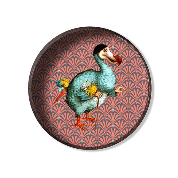 Plateau Rond - Dodo 2 - 20 cm - Varnished metal Plateau Rond - Dodo 2 - 20 cm - Varnished metal