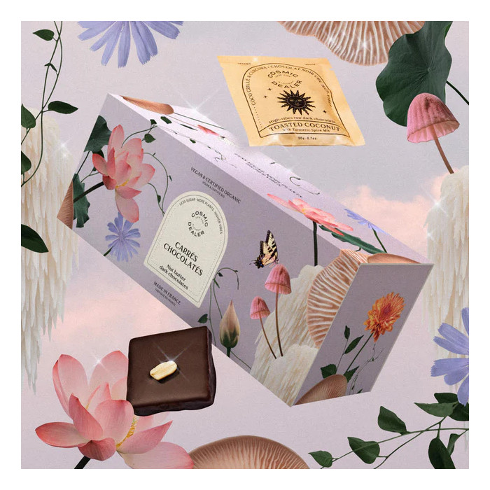 Coffret Botanique - 20 Carrés Chocolatés Coffret Botanique - 20 Carrés Chocolatés