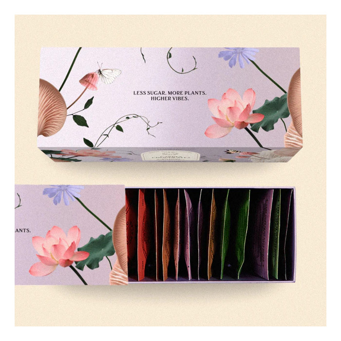 Coffret Botanique - 20 Carrés Chocolatés Coffret Botanique - 20 Carrés Chocolatés