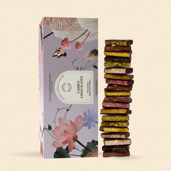 Coffret Botanique - 20 Carrés Chocolatés Coffret Botanique - 20 Carrés Chocolatés