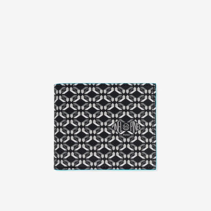 Portefeuille Manhattan 7C Toile enduite - Perfect Black int. Electrique