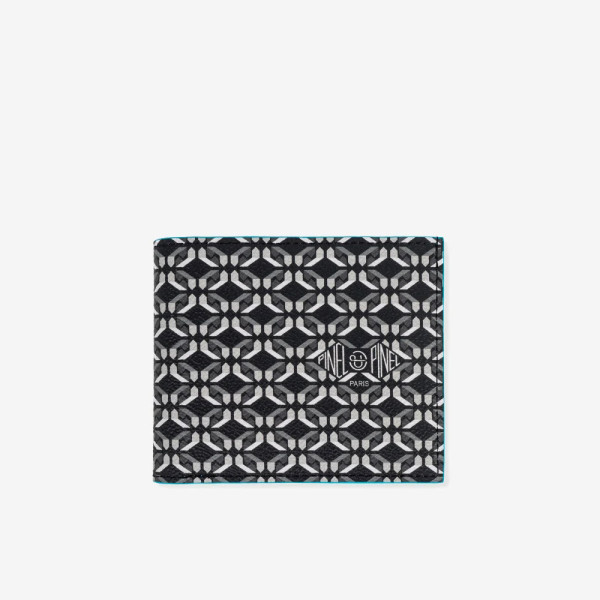 Manhattan 7C Coated canvas Wallet - Perfect Black int. Electrique Manhattan 7C Coated canvas Wallet - Perfect Black int. Electrique
