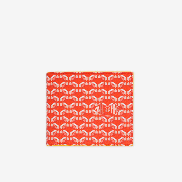 Manhattan 7C Coated canvas Wallet - Poppy int. Mimosa Manhattan 7C Coated canvas Wallet - Poppy int. Mimosa
