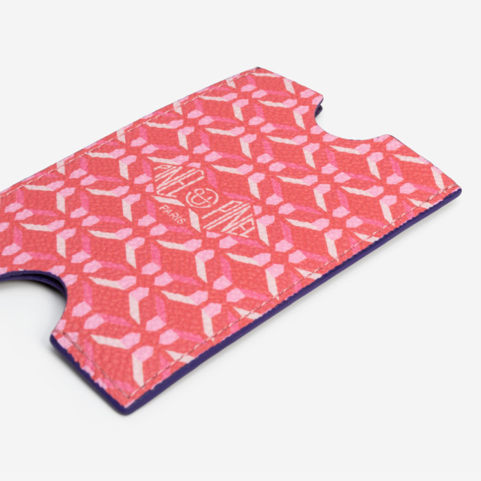 Porte-cartes Hublot Toile enduite - Grenadine