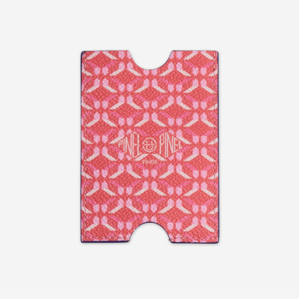 Porte-cartes Hublot Toile enduite - Grenadine Porte-cartes Hublot Toile enduite - Grenadine