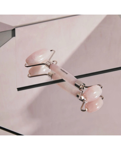 Pink quartz Face DuoRoller