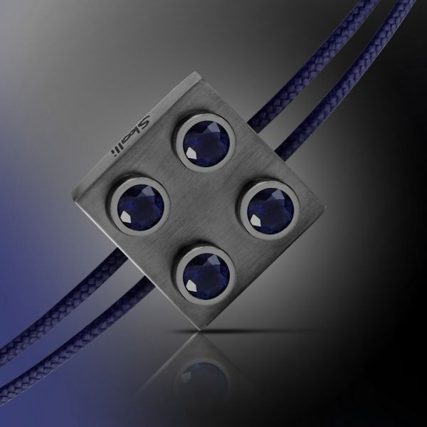 Bracelet Pure Icon 4 plots saphir Bracelet Pure Icon 4 plots saphir