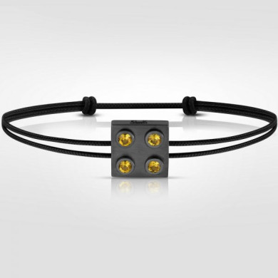 Bracelet Pure Icon 4 plots Or 750 & saphirs jaune Bracelet Pure Icon 4 plots Or 750 & saphirs jaune