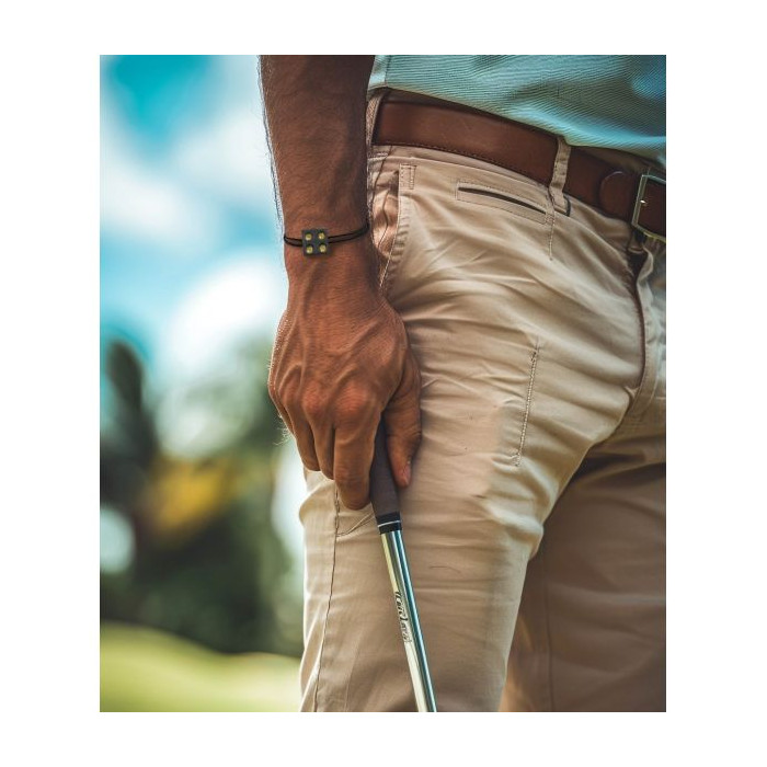 Bracelet Pure Icon 4 plots Or 750 & saphirs jaune