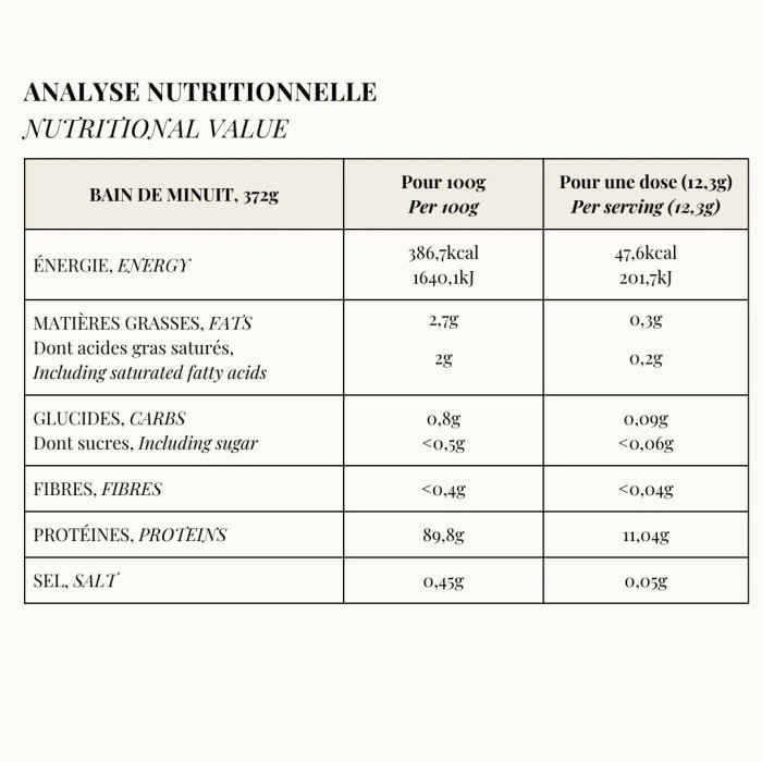 Collagène - Bain de minuit - goût cacao sticks - format stick journalier