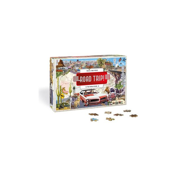 Road trip ! : puzzle 1000 pièces Road trip ! : puzzle 1000 pièces