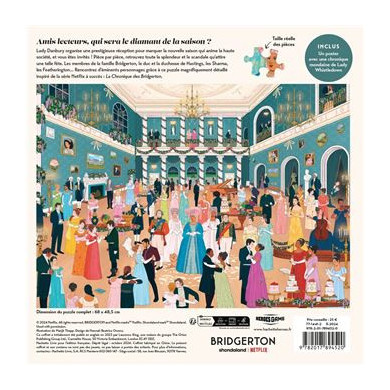 La chronique des Bridgerton : puzzle avec plus de 30 personnages à trouver (1000 pièces) La chronique des Bridgerton : puzzle avec plus de 30 personnages à trouver (1000 pièces)