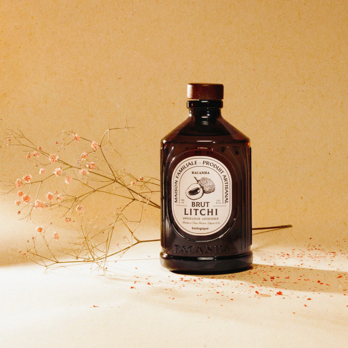 Sirop Saveur Litchi Brut - Biologique - 400ml