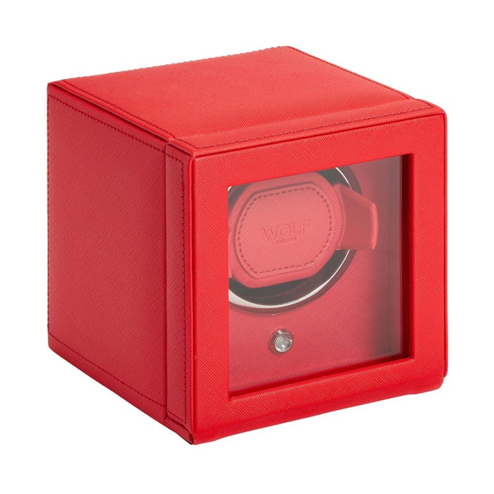 Cub Single Watch Winder Red with Cover Cub Single Watch Winder Red with Cover
